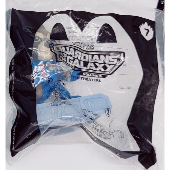 2023 McDonald's Marvel Studios Guardians of the Galaxy #7 Rocket Happy meal toy - Picture 2 of 3
